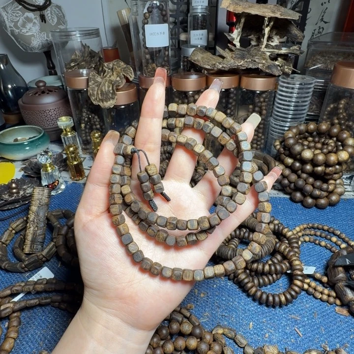 手串/手链贝壳海**五方糖板头老料06奇楠沉香