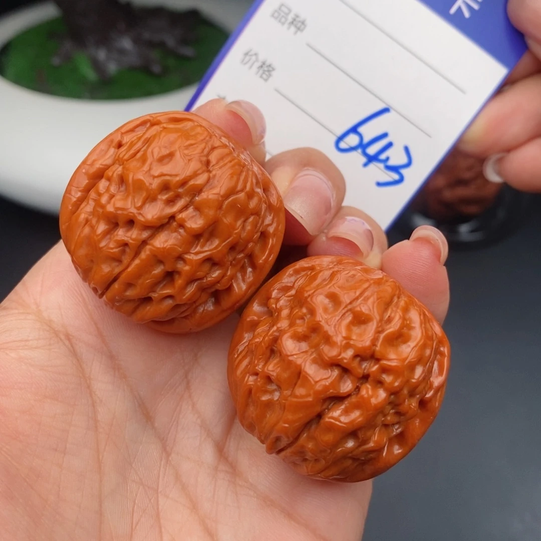 文玩核桃把件35甲骨文643