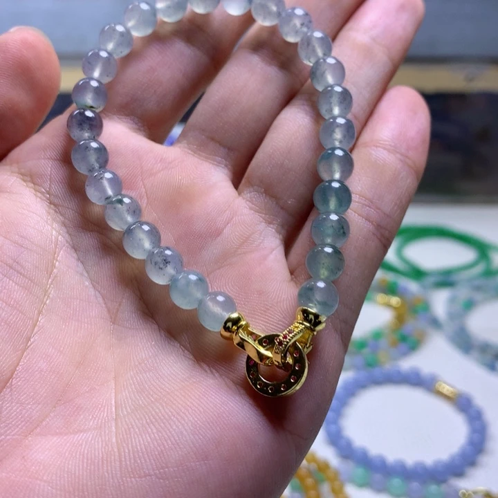 定制翡翠未镶嵌缅甸翡翠a货卡6.8