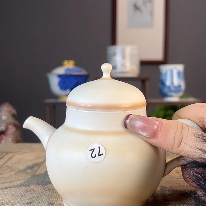 摆件景德柴烧茶杯多人