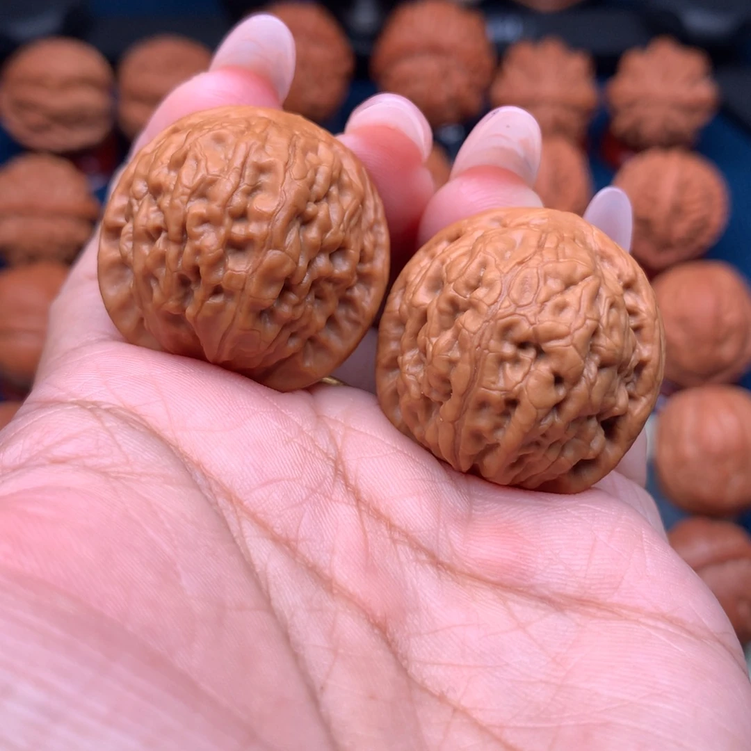 把件文玩核桃莲花