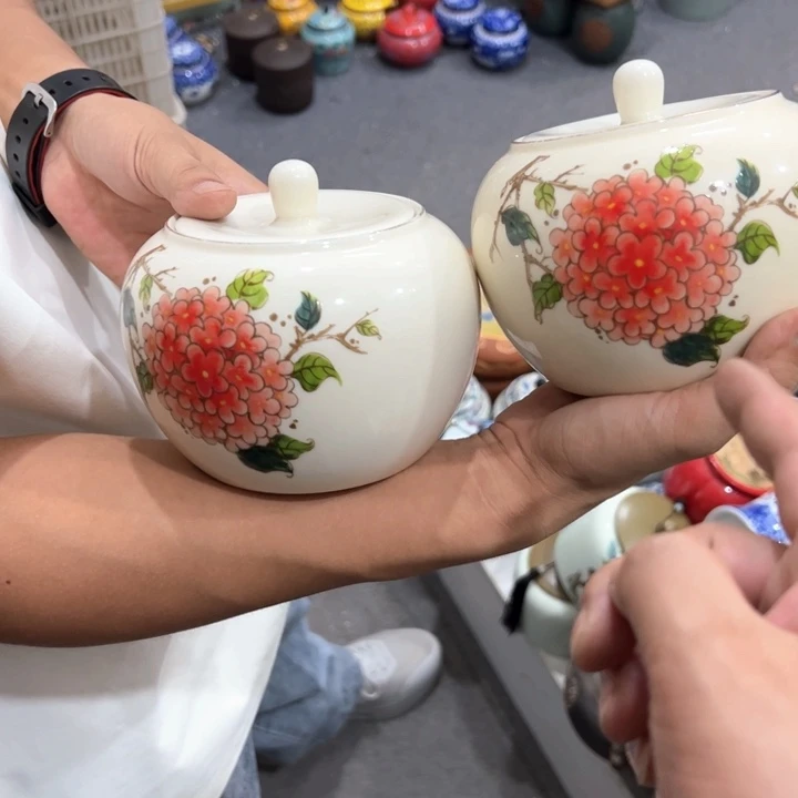 瑕疵福利品陶瓷茶叶罐
