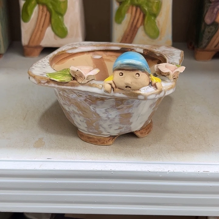 紫砂花盆粗陶材质多肉花盆