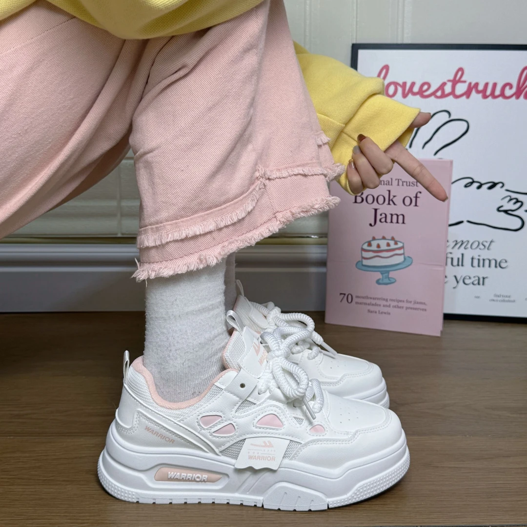 回力女鞋2025春季新款休闲板鞋厚底百搭小白鞋女款透气运动鞋子女