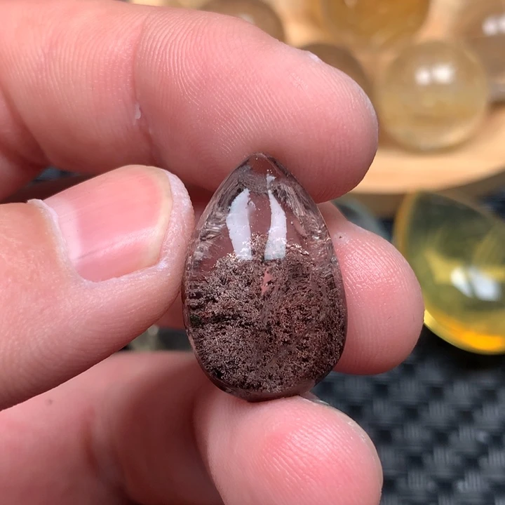心***慧水晶吊坠(不含链)未镶嵌