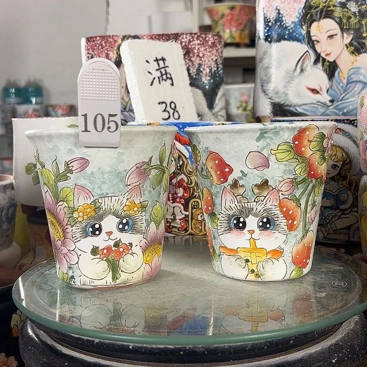 景德镇手绘花盆性价比超高