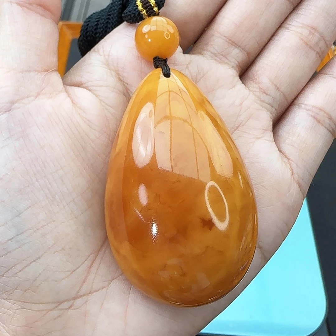 未镶嵌琥珀手链吊坠