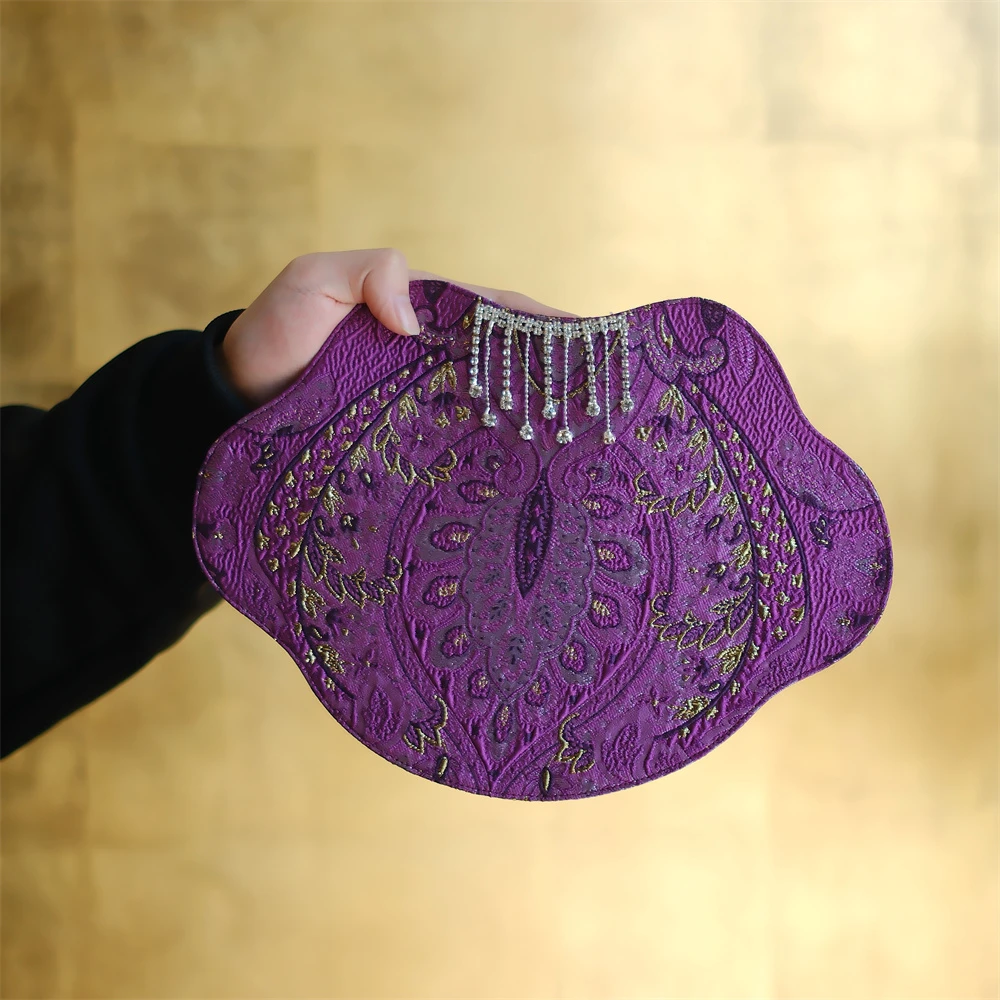 问春风【怀金垂紫】如意流苏茶席双面加厚防烫隔热泡茶垫19*28cm