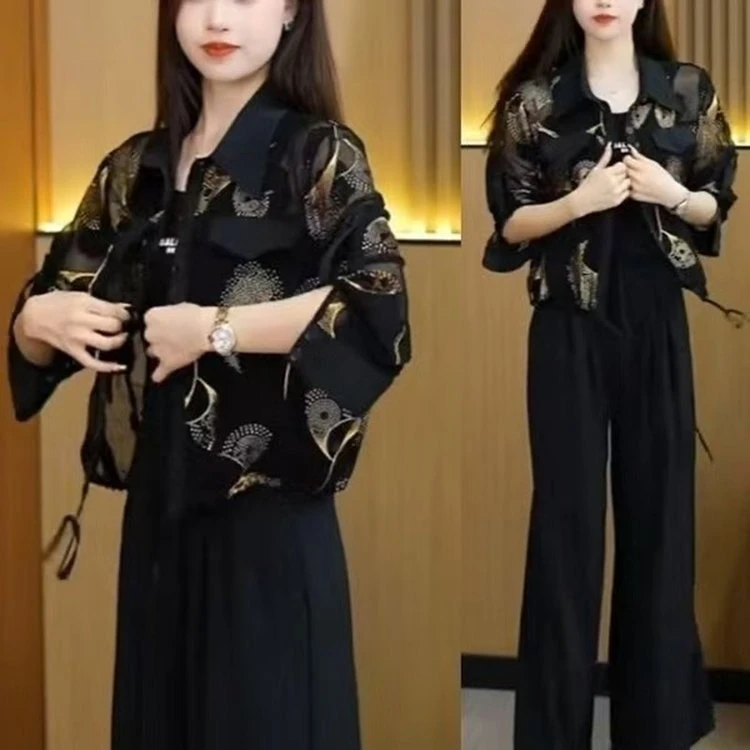 时尚洋气薄款短外套女2025春季新款宽松显瘦开衫防晒衫百搭上衣潮