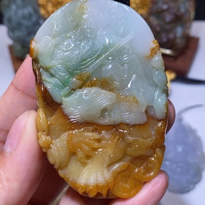 定制翡翠未镶嵌赵公明