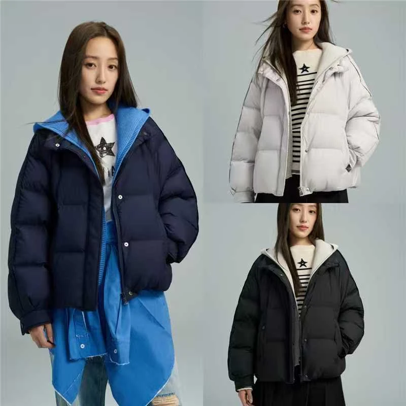 2025新款90白鸭绒短款羽绒服韩版冬季女款2113