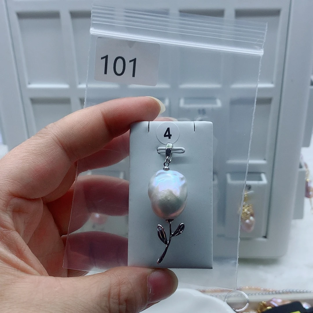 吊坠(不含链)合金淡水珍珠