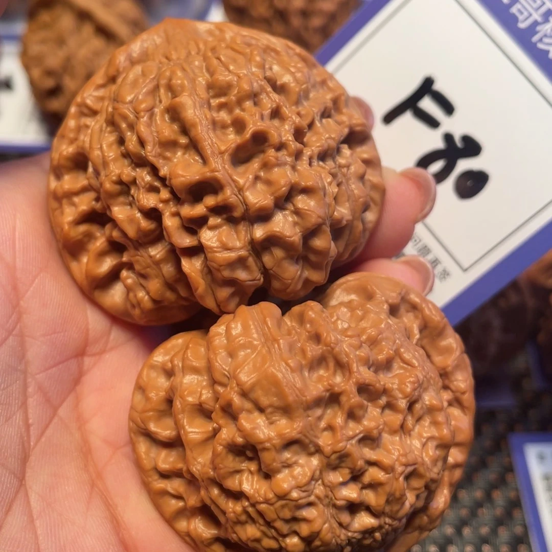 文玩核桃把件80号官帽50