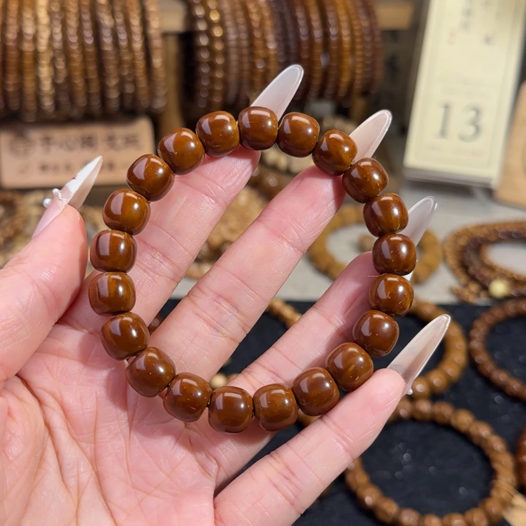 贪***～紫金鼠手串11红皮老型高货