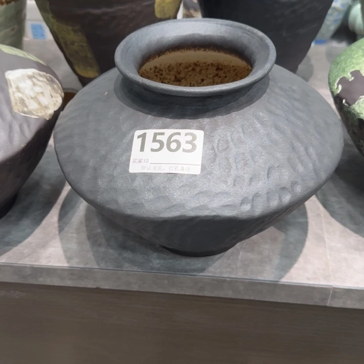 大****瓷片景德镇高温花器编码1563高23口10默认无孔
