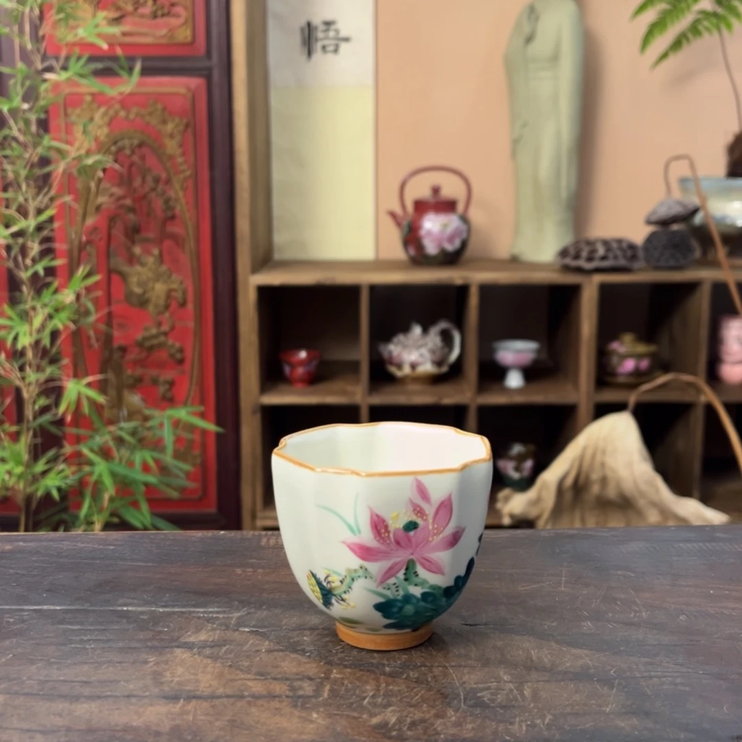 杯景德镇纯手工手绘陶瓷