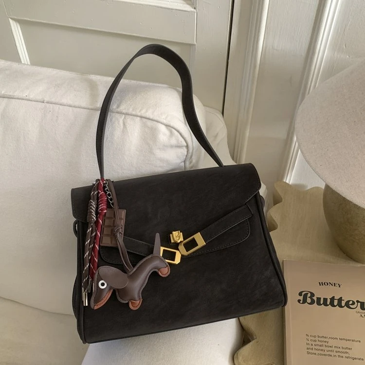 96905咖色大号长29厘米高20厘米经典百搭女士包包 无礼盒不带挂件