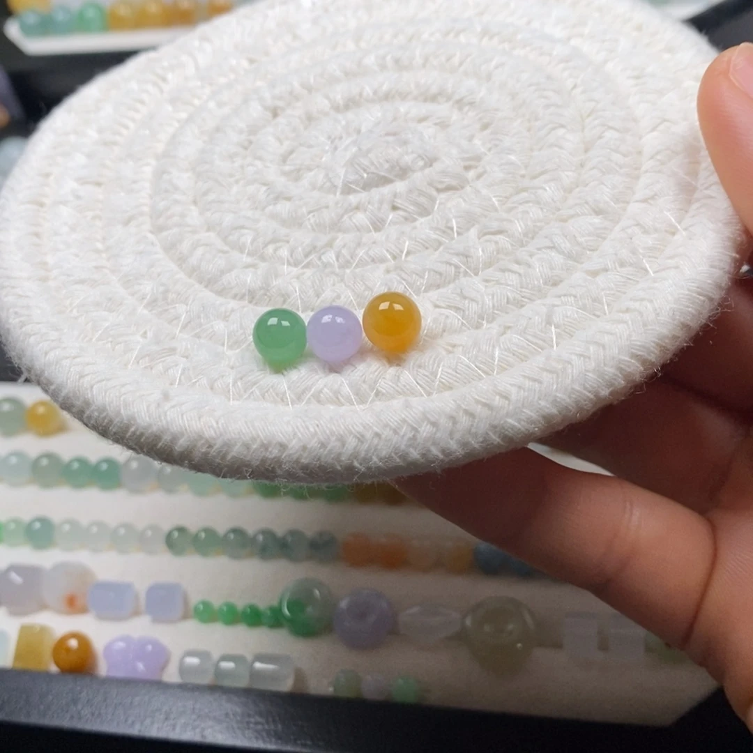 翡翠散珠卡6.9-7.1一组三彩