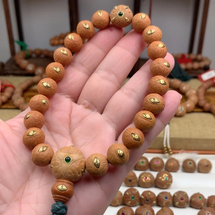 T***奇凤眼菩提吊坠手串