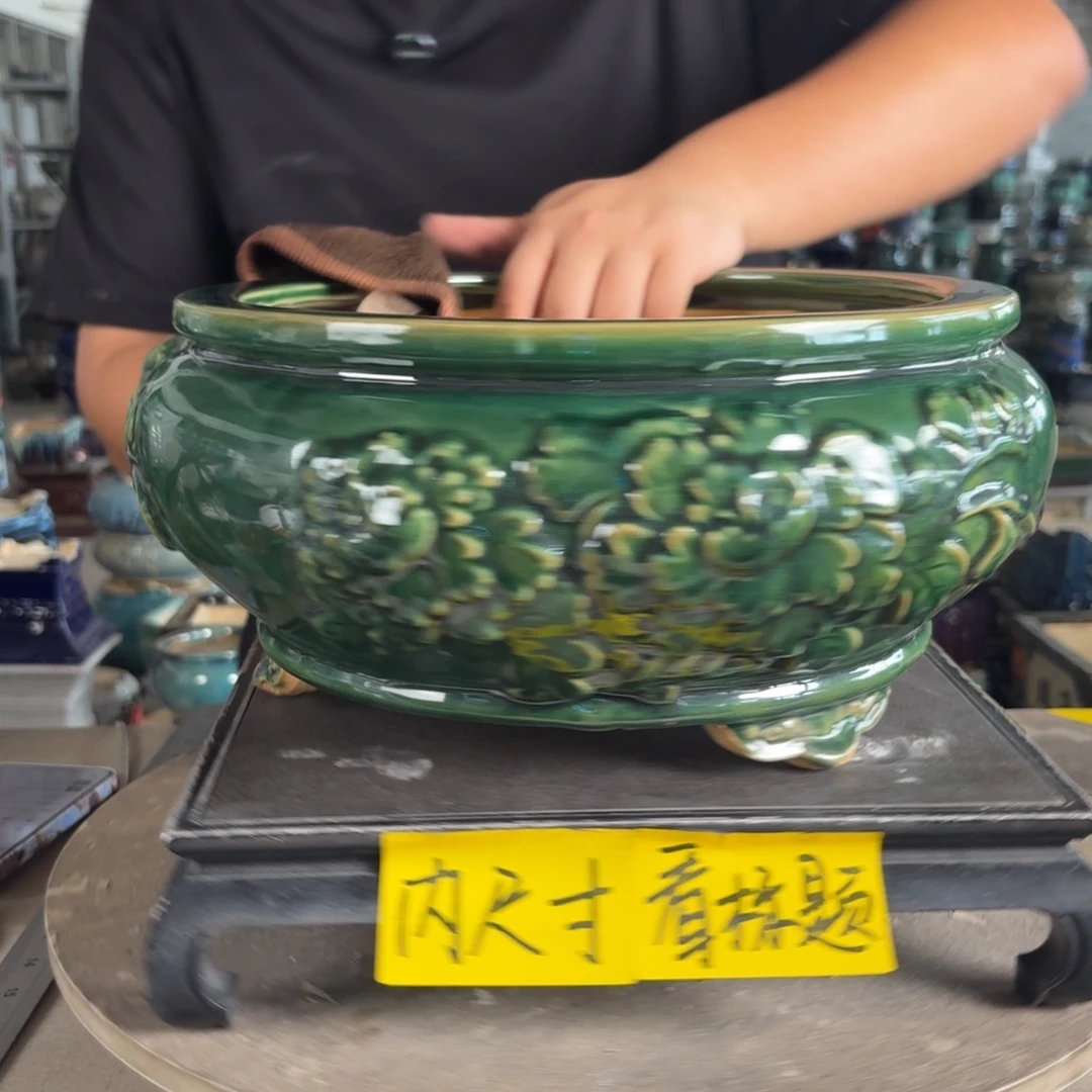 。一风堂石湾花盆 内26*12
