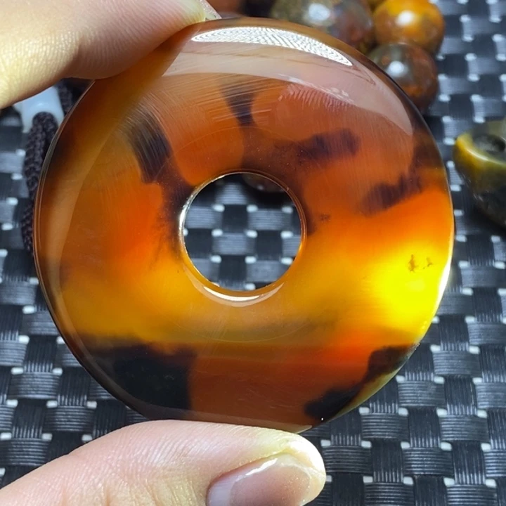 玛瑙/玉髓颈饰未镶嵌古**怀