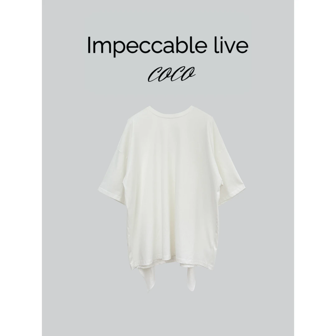 Impeccable 【浪漫约会】夏季新款百搭设计感T恤25T216