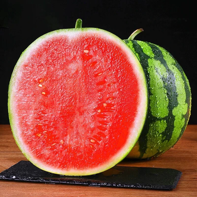 麒麟西瓜无籽现摘冰糖皮薄爆甜多汁包熟包甜新疆维吾尔自治区