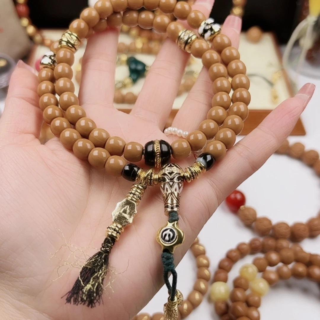 一***界猴头核桃吊坠直切