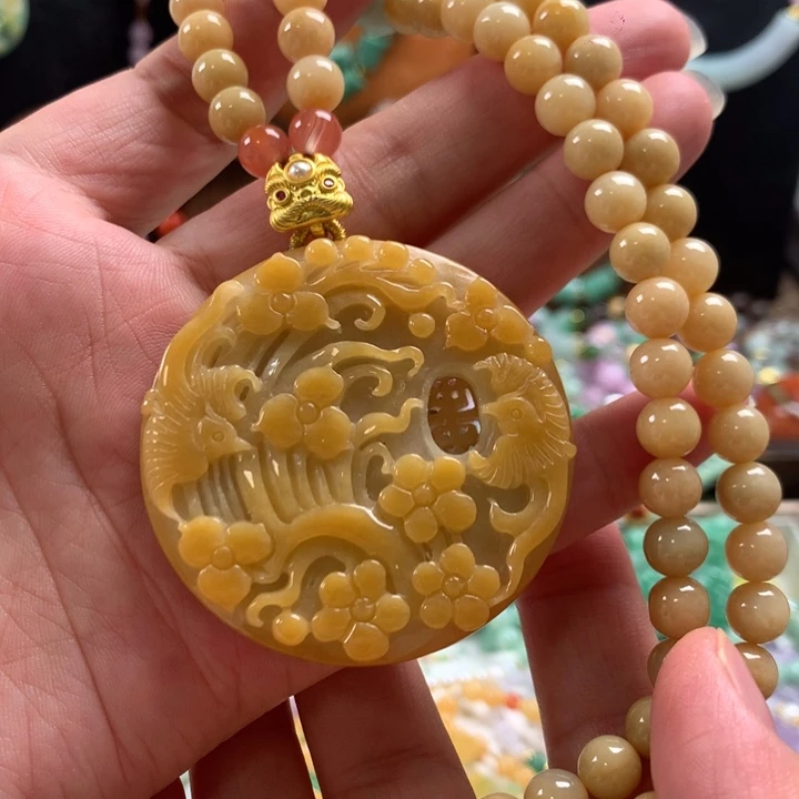 锂辉石项链未镶嵌吊坠