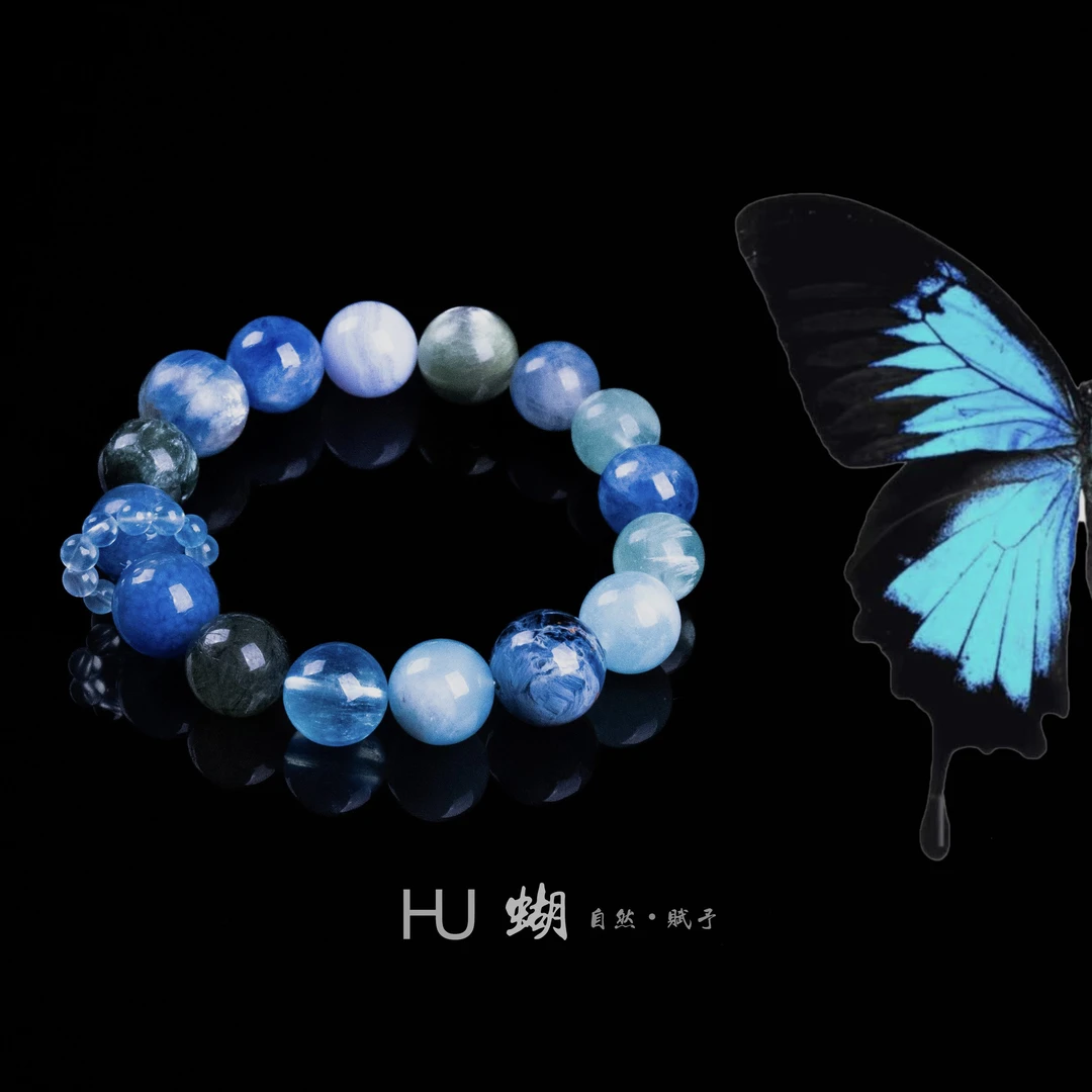 HU蝴|孤品款 粉祖母晶 粉雪花幽灵