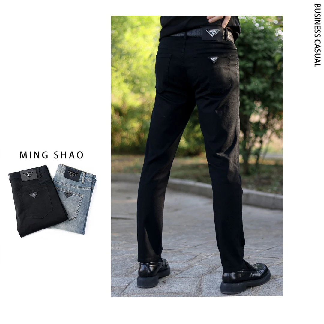 【69699】夏季新品轻奢男士牛仔裤高端百搭时尚高品质柔软弹力透气