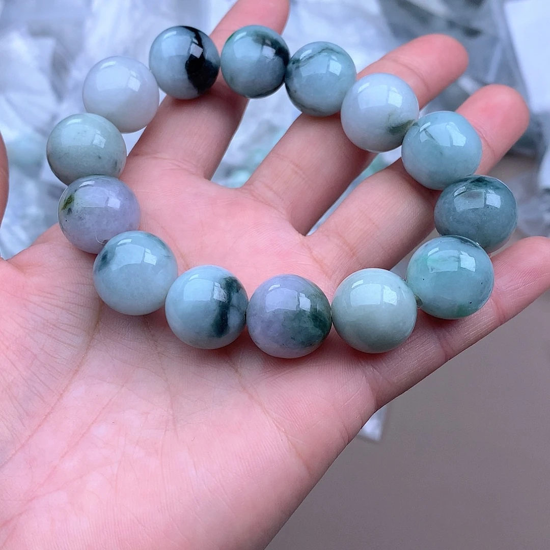 未镶嵌手串定制翡翠