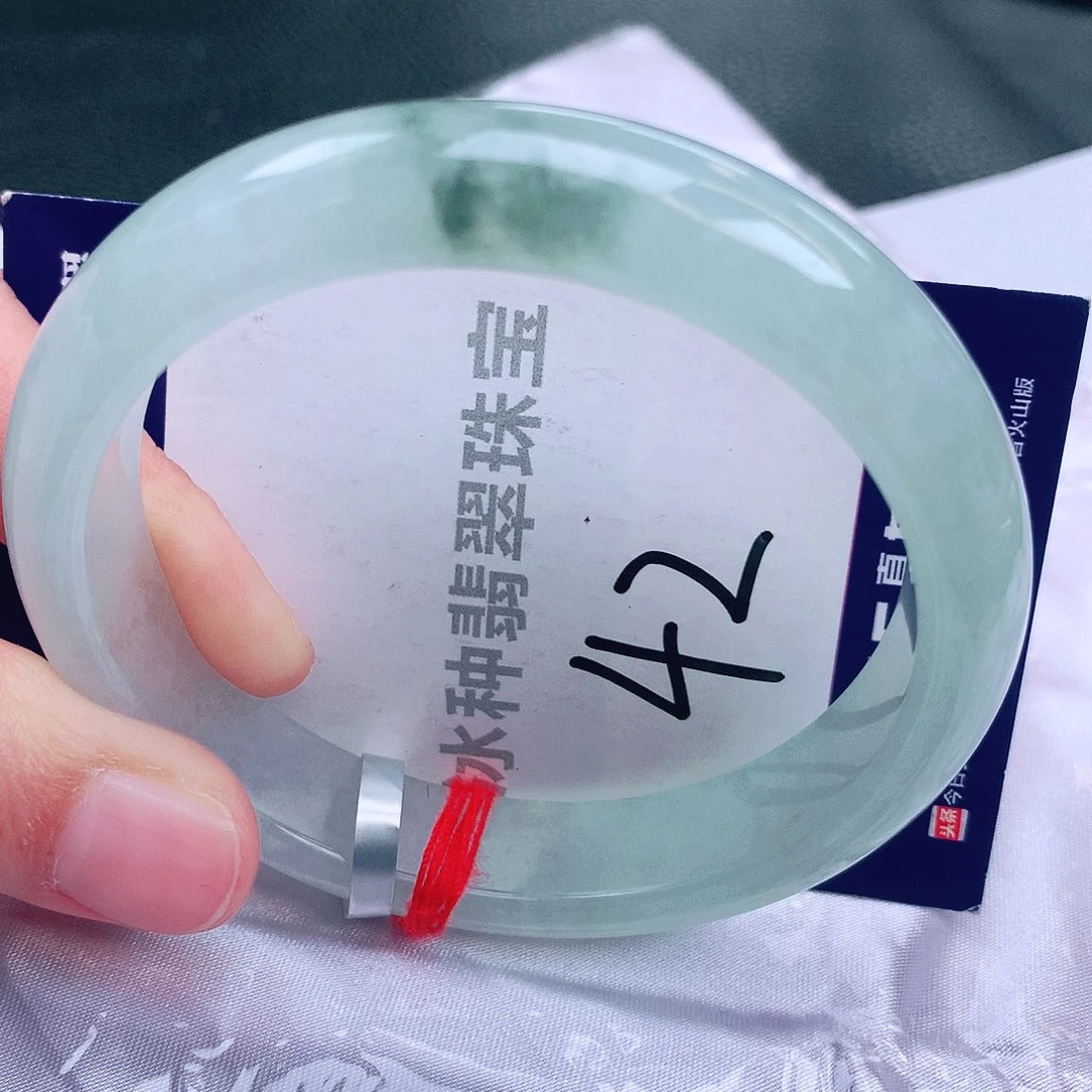 翡翠未镶嵌手镯缅甸天然a货翡翠手镯