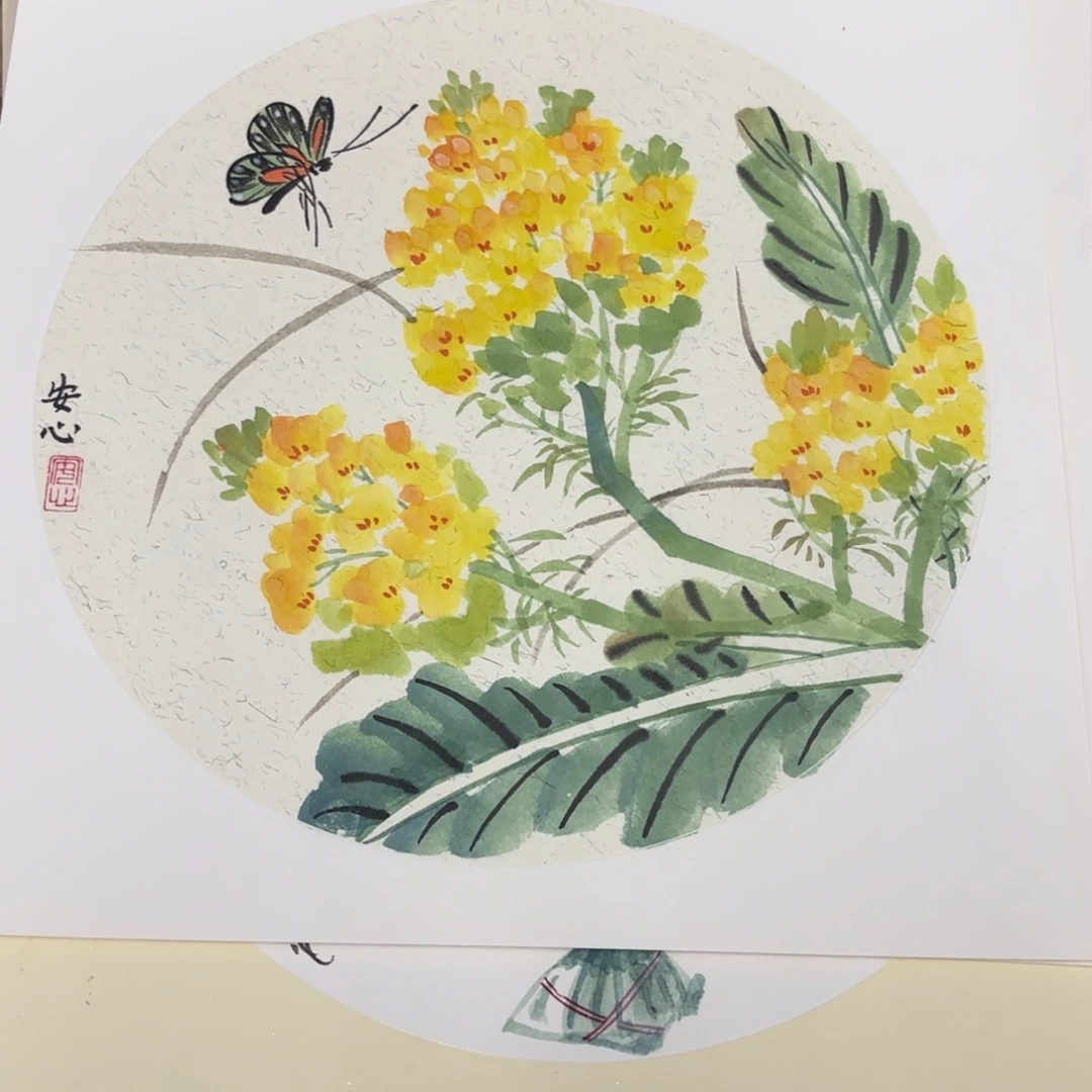 国画38卡纸作品艺