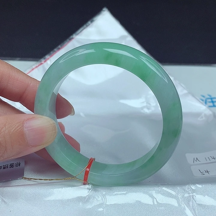 未镶嵌手镯翡翠54圈4679