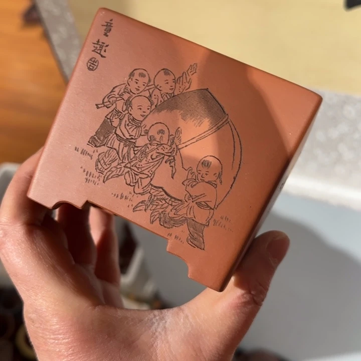 紫砂花盆全手工制作