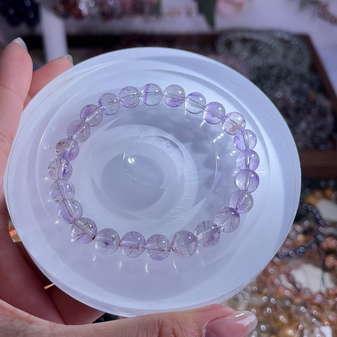 水晶手链未镶嵌紫