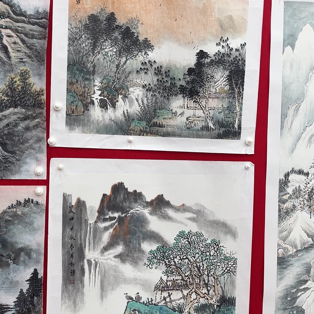 国画9**6绘画作品多次参加全国