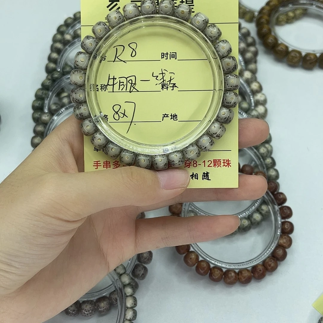 星月菩提手串牛眼R8