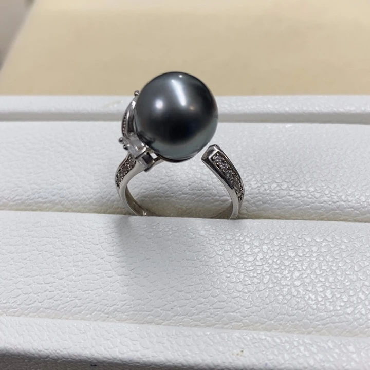 银S925镶嵌戒圈海水珍珠，链接6