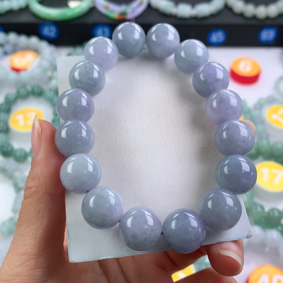 翡翠未镶嵌手链卡14.2