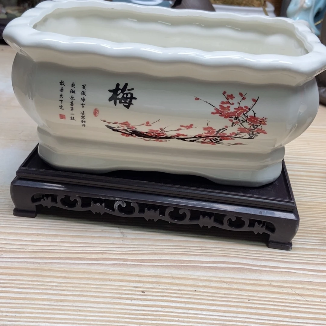 瓷片陶瓷花盆陶瓷艺术