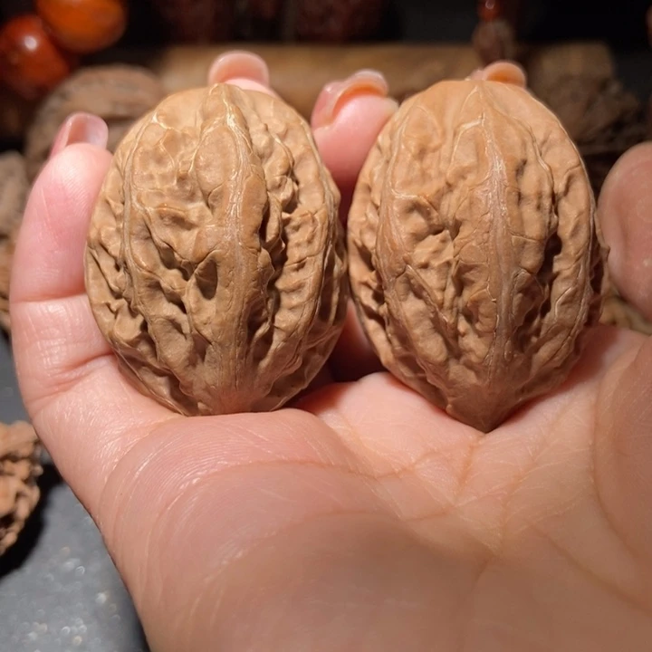 把件文玩核桃东北楸子小雪58