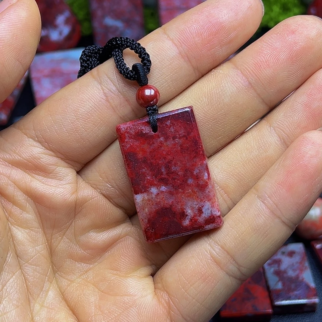 用***6天然辰砂朱砂吊坠