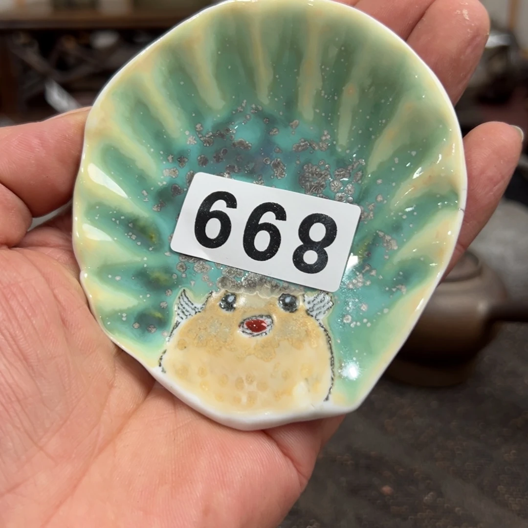 668窑变手工杯垫哈哈