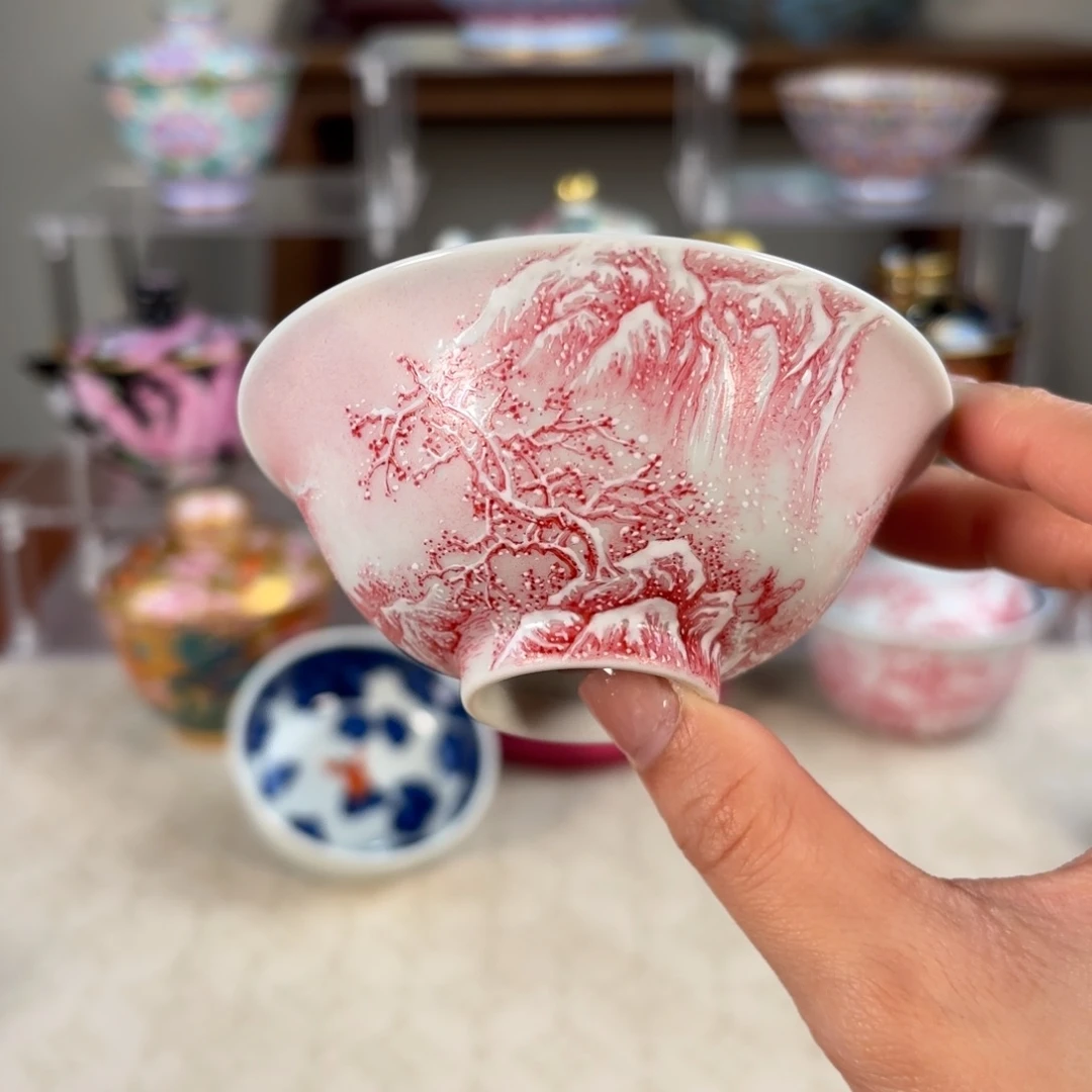 陶纯手工手绘 高端茶器