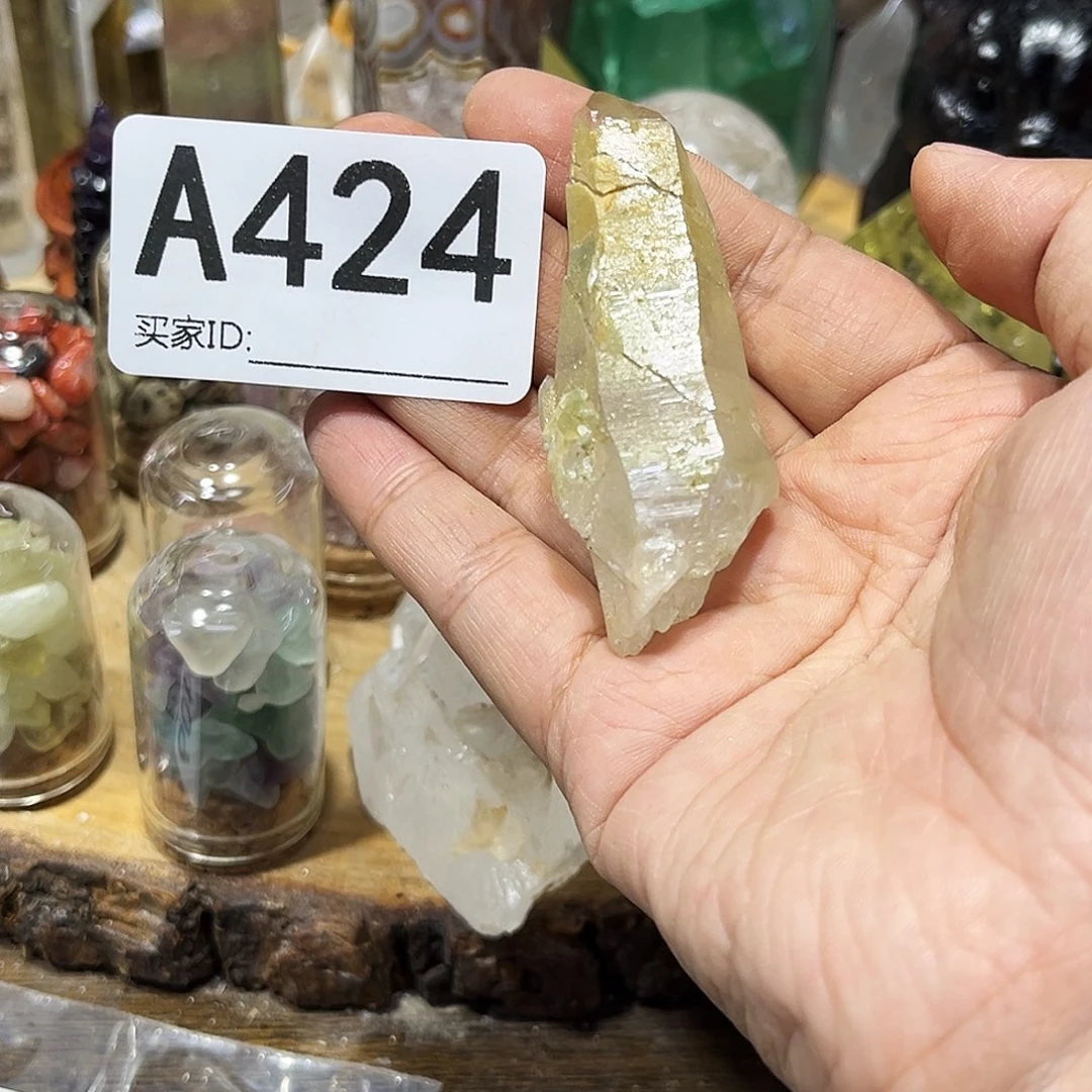 未镶嵌珠宝半成品水晶蓝*多样性发其一微瑕
