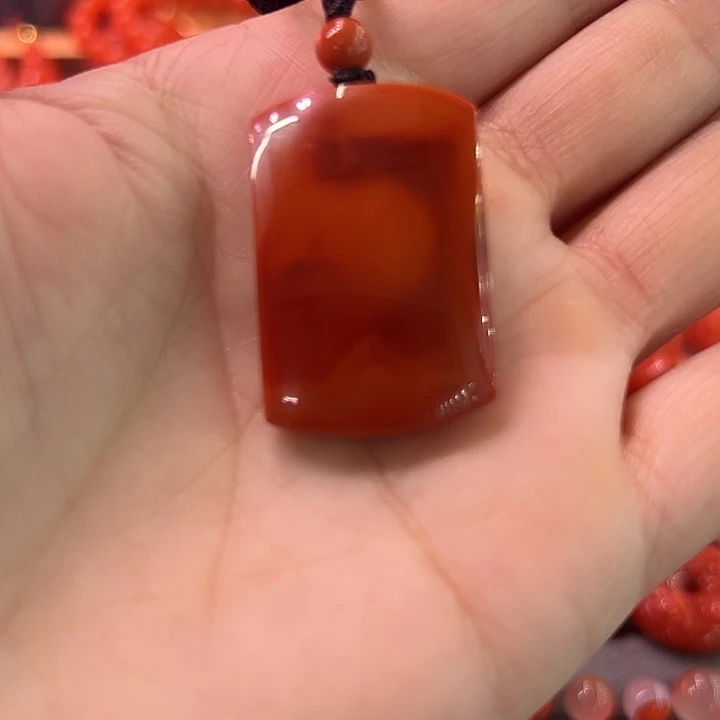 南红玛瑙未镶嵌吊坠