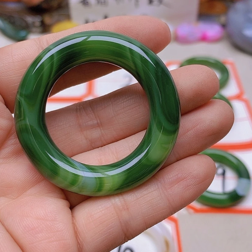 【闪购商品】未镶嵌玛瑙/玉髓珠宝半成品心****8