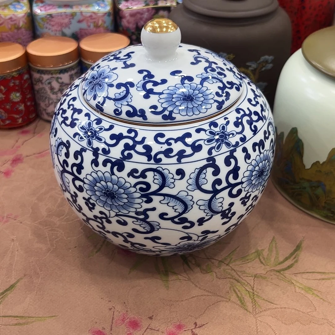 陶瓷制品茶叶罐密封罐